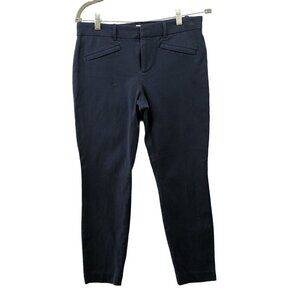 GAP Skinny Ankle Trouser Pants Womens 6R True Indigo‎ Navy Dress Pant Mid Rise
